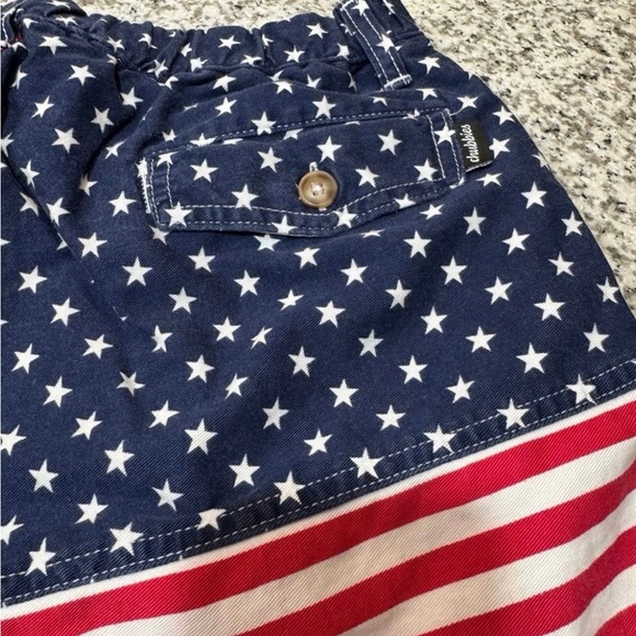 Patriotic Red, White, and Blue Men's Shorts - Picture 4 of 4